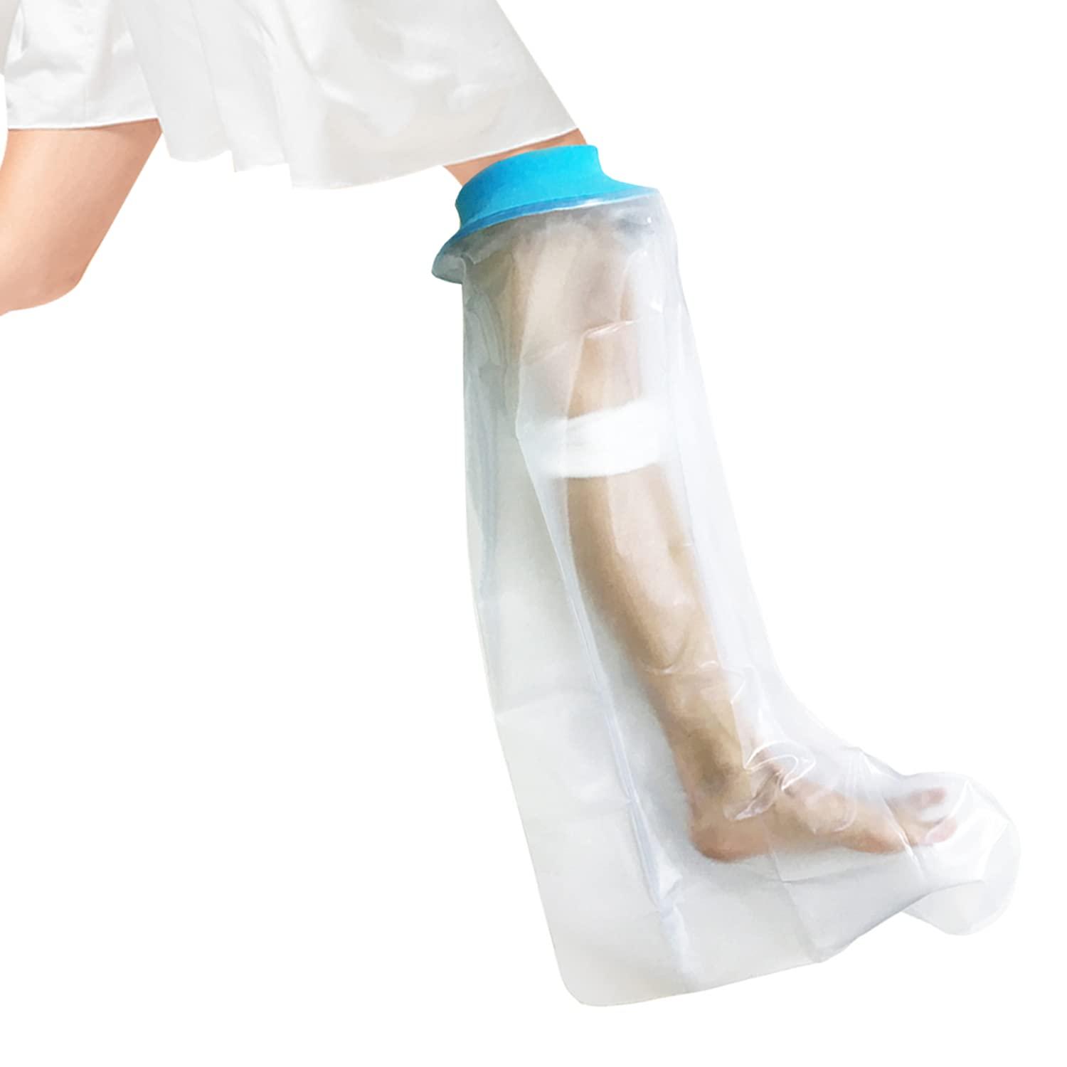 chali Waterproof Cast Cover for Showering Adult Full Leg Waterproof