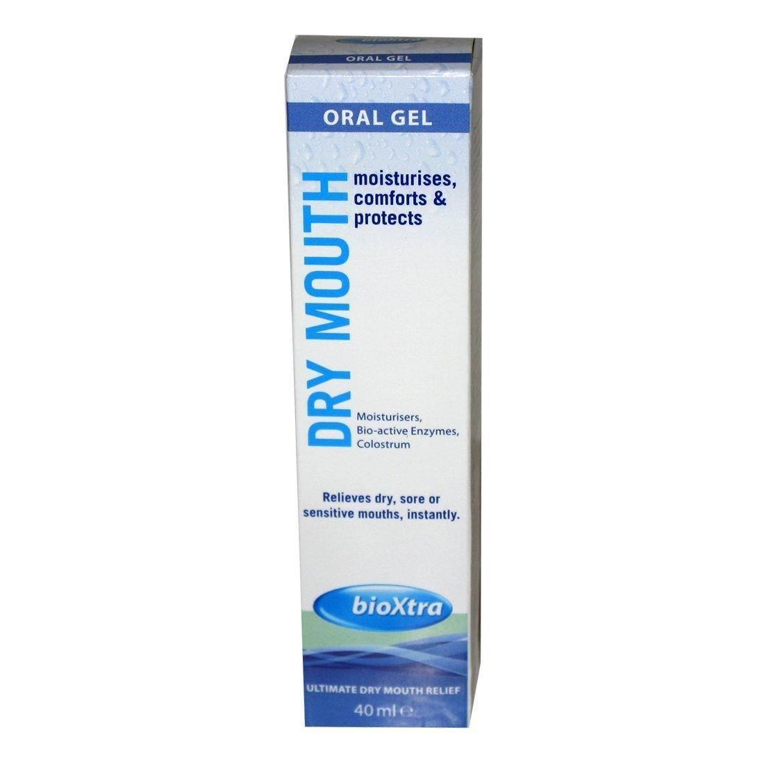 Three Pack Bioxtra Dry Mouth Oral Gel 40g Moisturizing Relief by Bioxtra