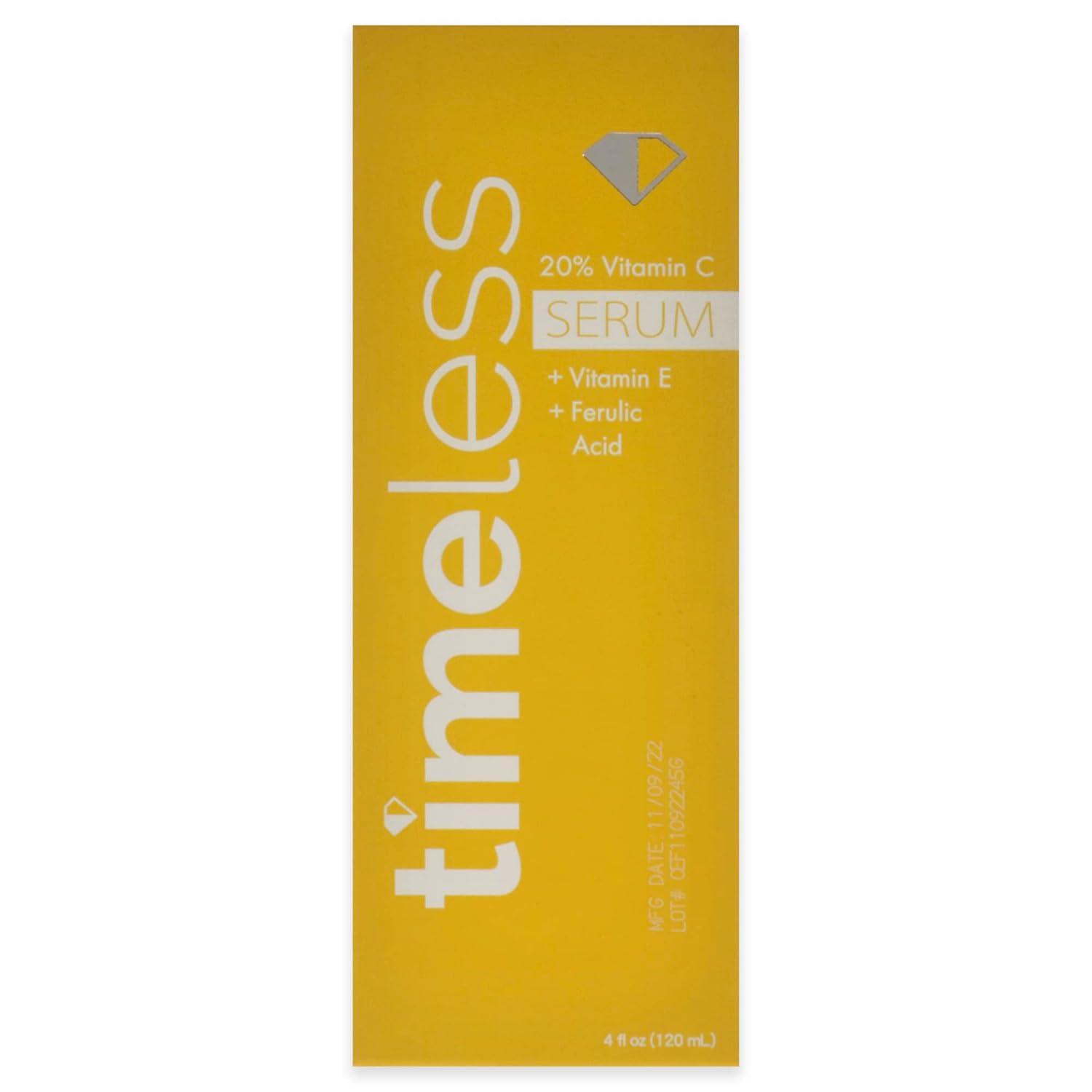 Timeless Vitamin C Plus E 20 Percent Ferulic Acid Serum Serum Unisex 4 oz