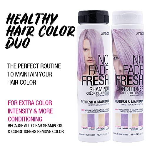 No Fade Fresh Lavender Hair Color Depositing Conditioner with BondHeal