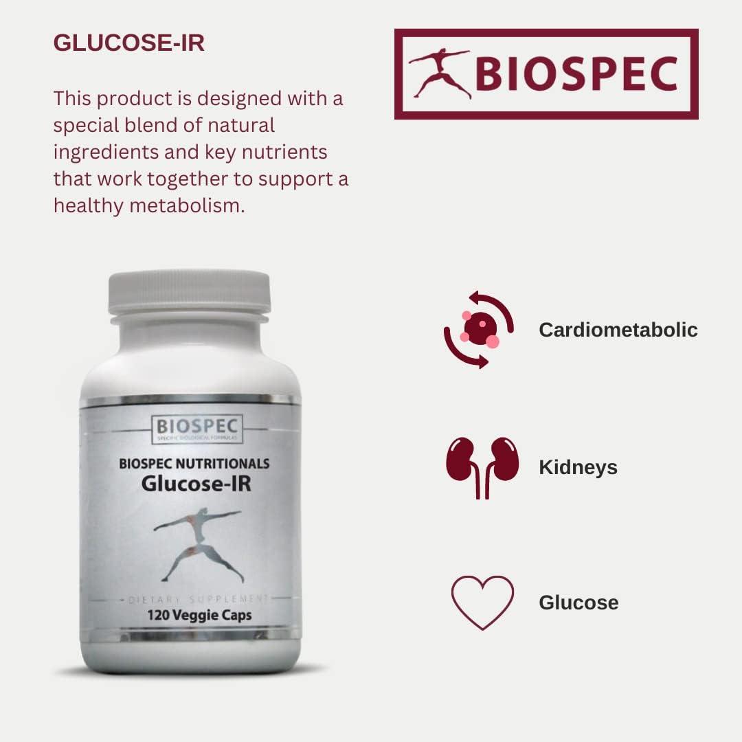 Biospec Nutritionals GlucoseIR Cinnamon Extract Chromium Berberine
