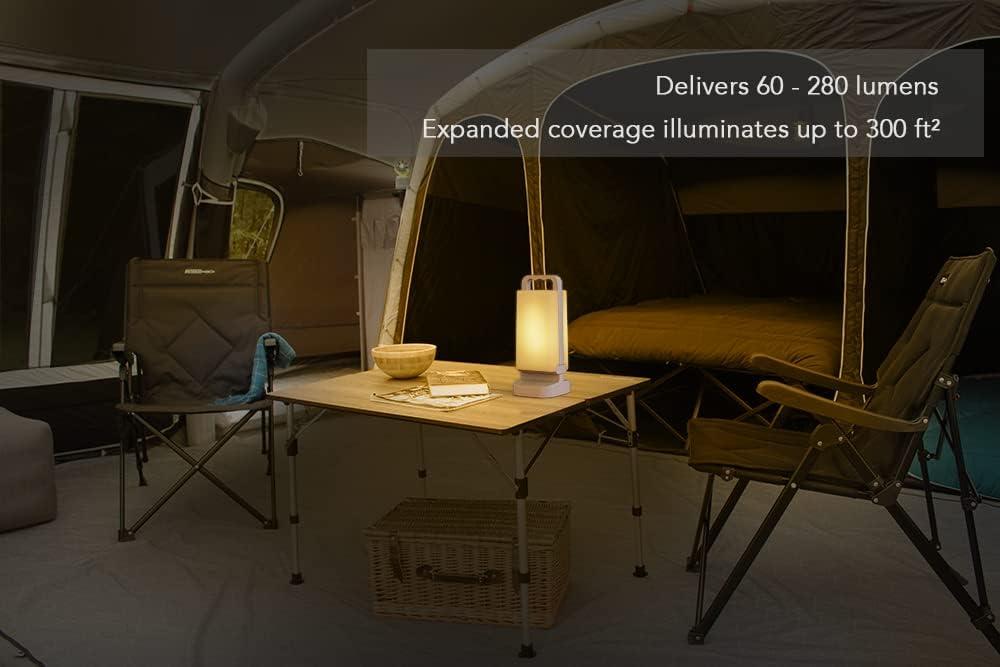 Lepwings Camping Lantern, solar Lanterns, 4400mAh Rechargeable