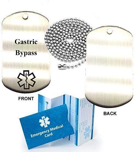 Buy Gastric Bypass Stainless Steel Medical Alert ID Dog Tag Pendant - Shop  Internationally | Buy Now with Express International Delivery | GoSupps.com