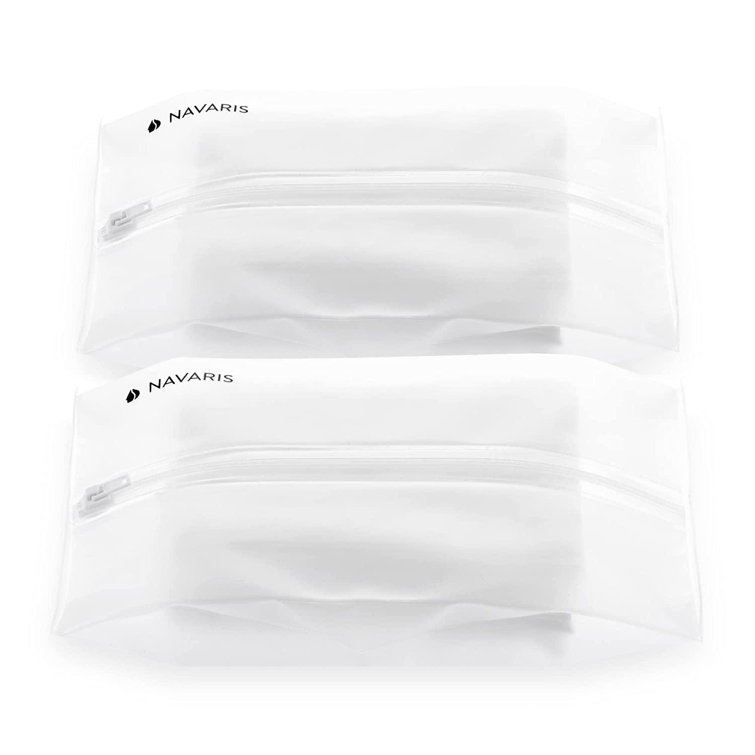 Navaris Wet Wipes Dispenser Set of 2 Baby Wipe Travel Refillable
