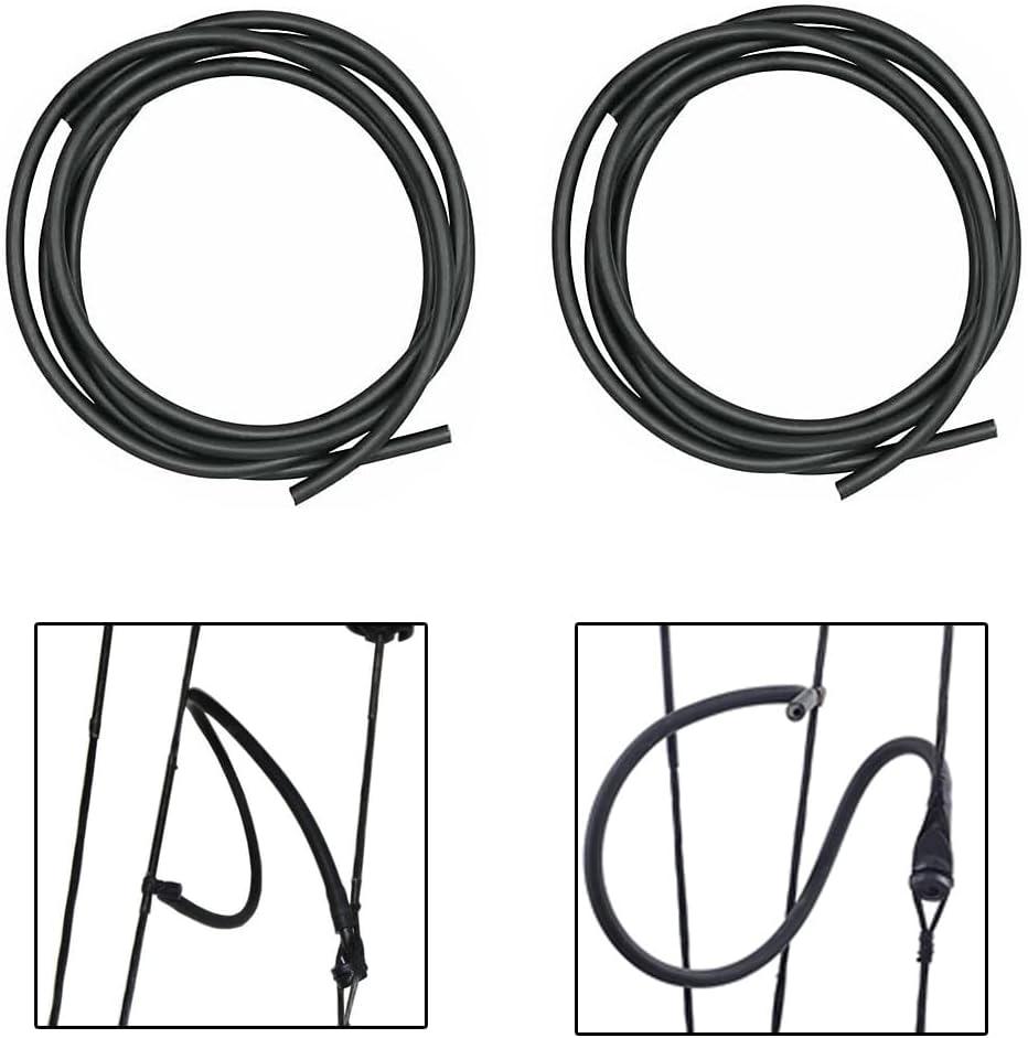 Mirino Peep Sight Per Arco Composto - 2 Pezzi Con Tubo In Gomma - Tiro Con L'Arco