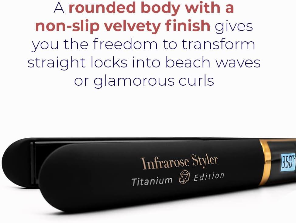 Skin Research Institute Infrarose Styler Titanium Edition Flat Iron
