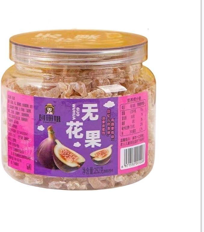 252 grams (8.88oz.) of sweet and sour dried figs with shredded