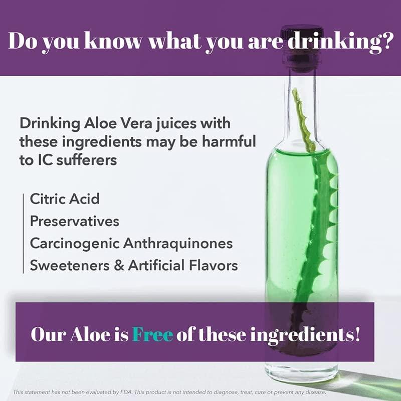 Interstitial Cystitis Relief Aloe Vera Capsules with DMannose