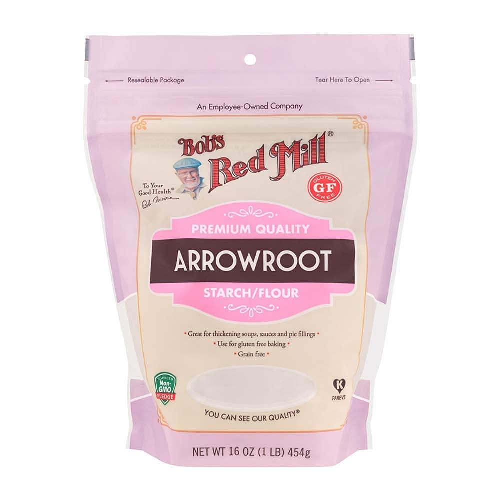 Bob's Red Mill Arrowroot Starch / Flour 2 Pack (16 oz each) Gluten