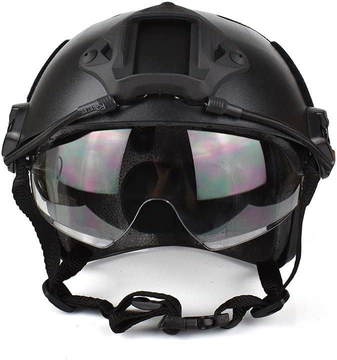 Casque Tactique DELTA SIX FAST pour Paintball / Airsoft (Digital Woodland