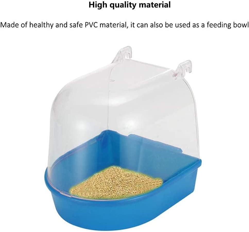 Tfwadmx Bird Cage Bath Parrot Bath Box Accessory Supplies Hanging