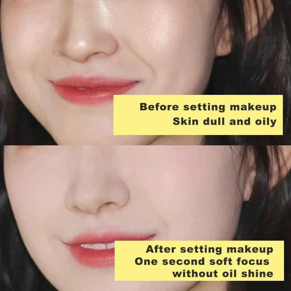 Powder Foundation for Oily and Dry Skin LongLasting Coverage and Hydration Makeup Powder (natural)