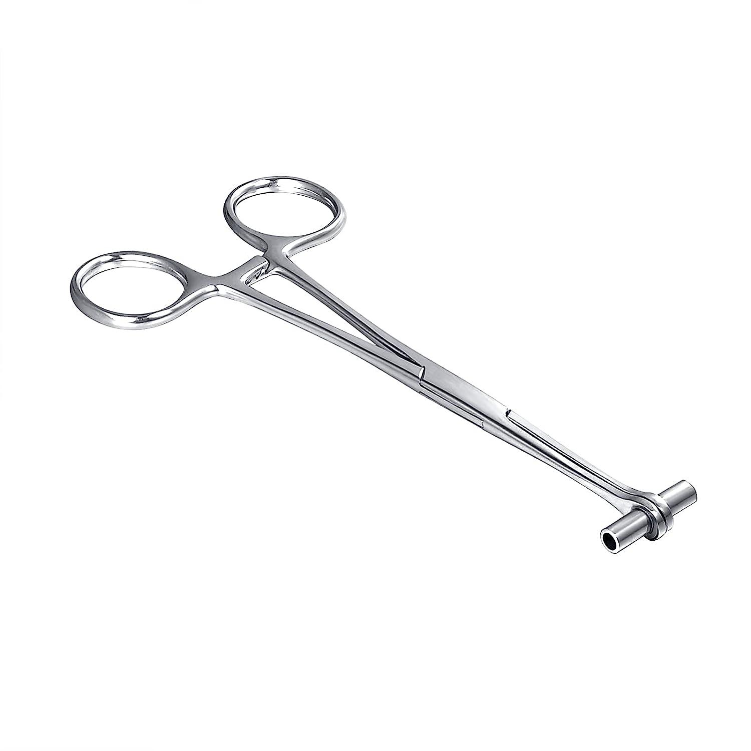 Septum Forceps Clamp Pliers for Nose Septum Piercing Forceps 6 with Needles  316L Surgical Stainless Steel Body Piercing Tools style-1