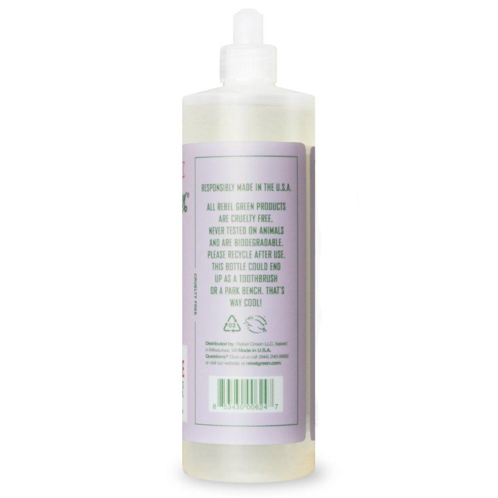 Rebel Green Super Deluxe Dish Soap Natural Dishwashing Soap Liquid