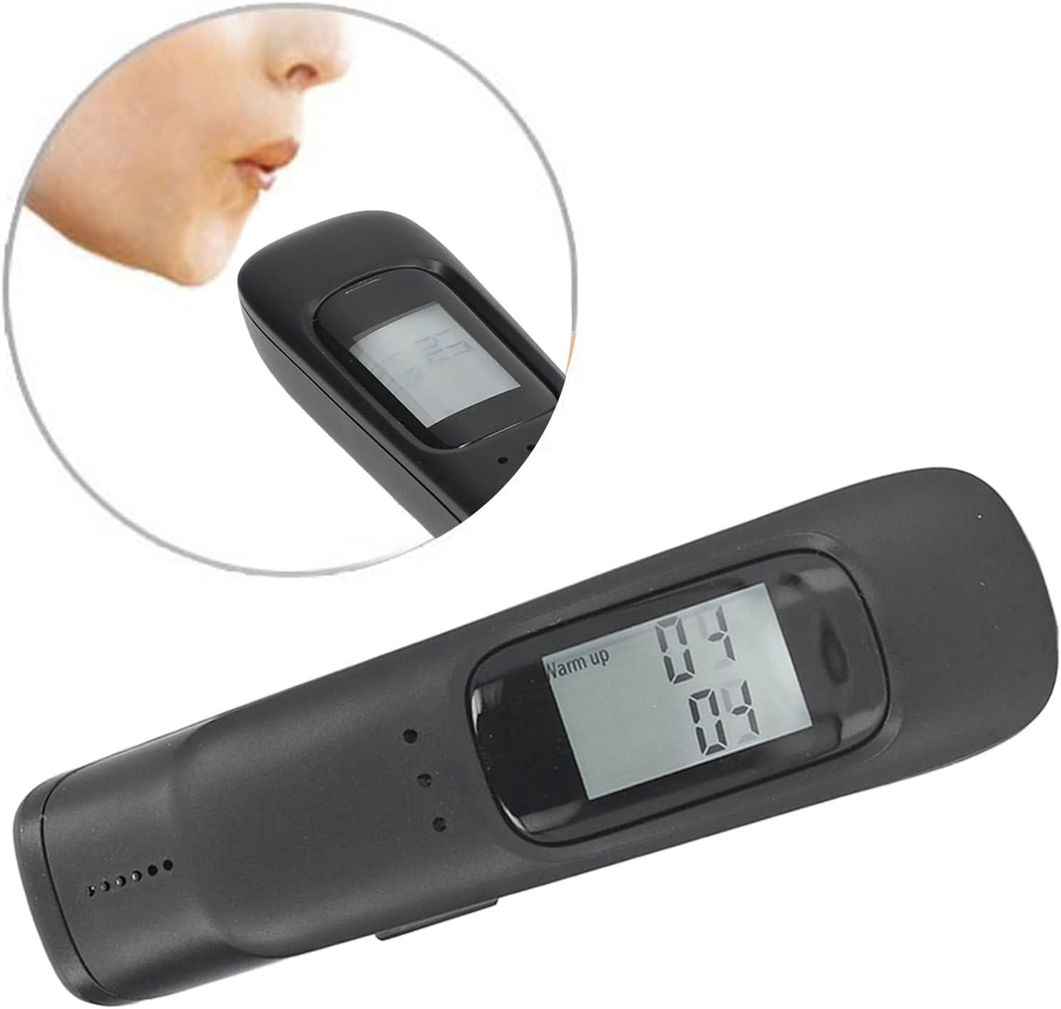 Alcohol Tester Portable Alcohol Detector 3 Status Lights Hygienic  Breathalyzer Professional Accurate Alcohol Tester for Traffic Control