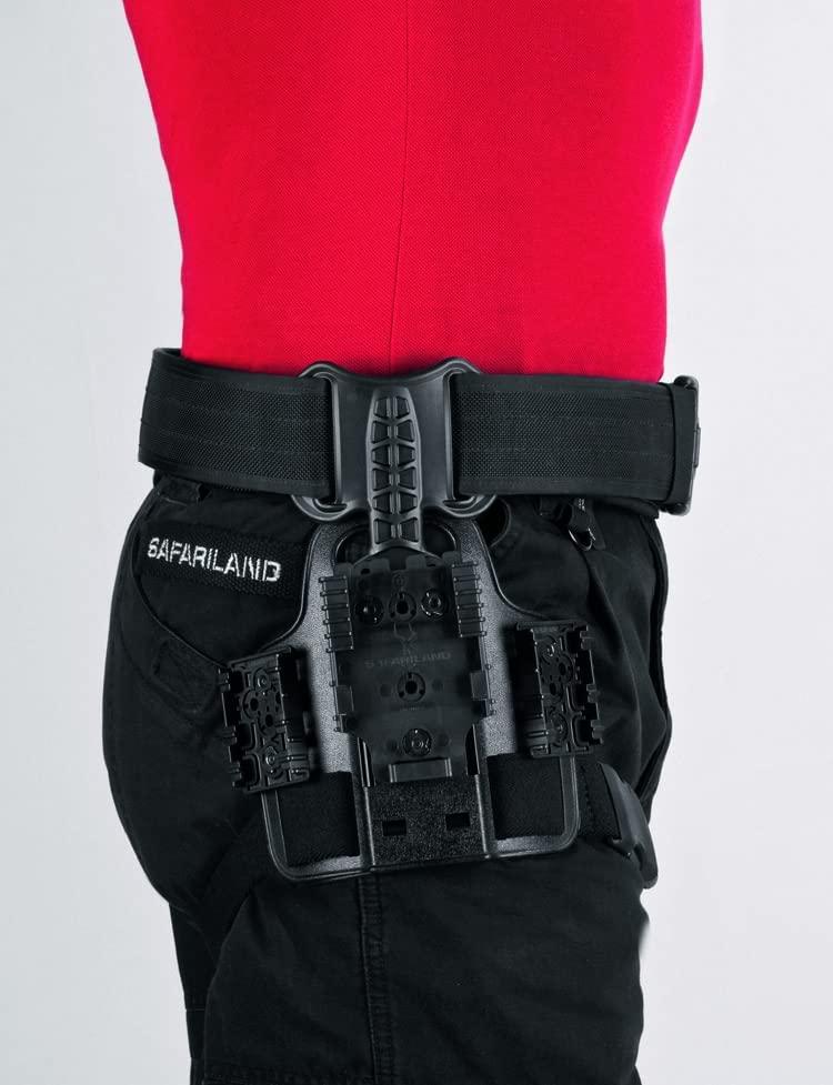 Safariland Drop Flex Adapter with Leg Shroud Assembly Polymer Black