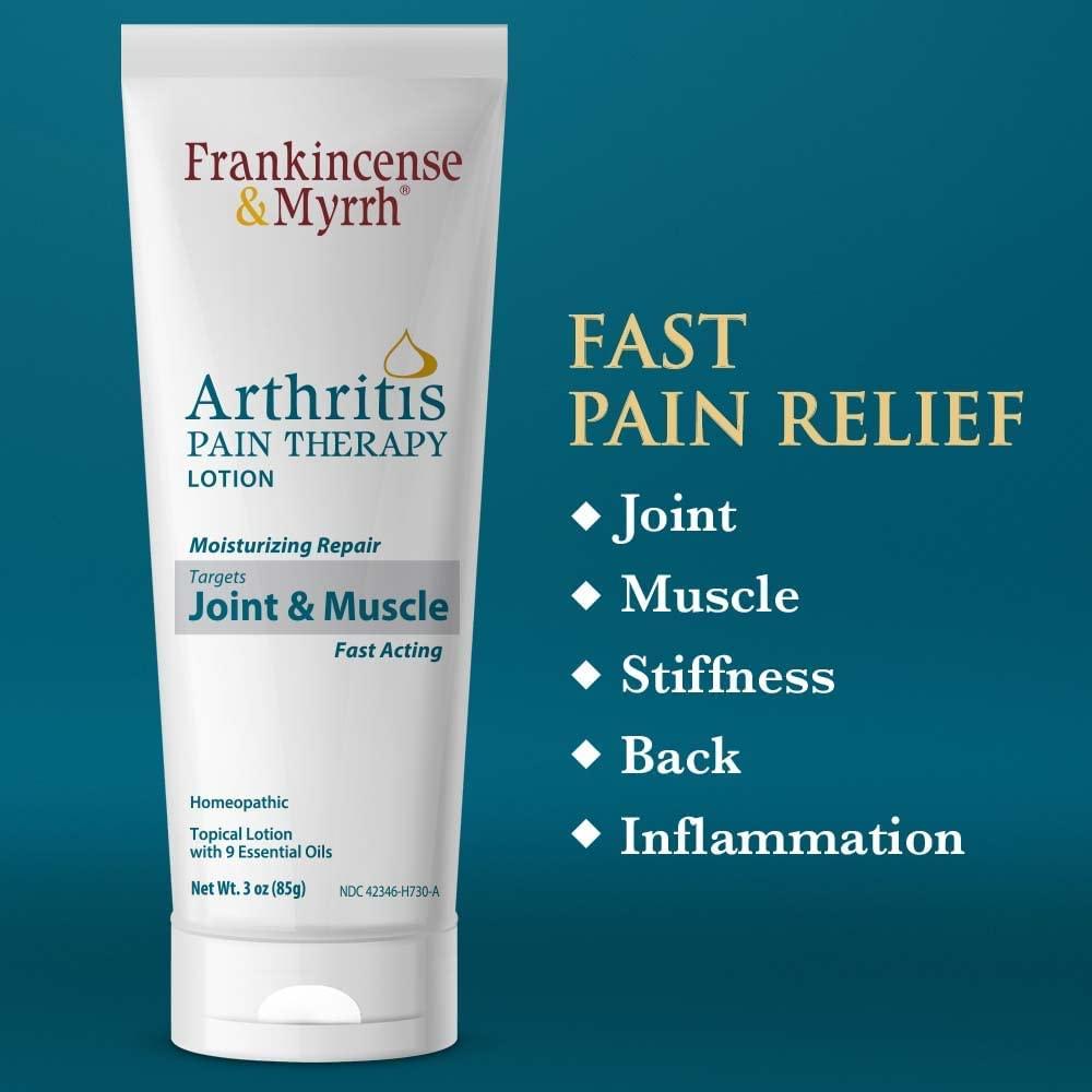 Frankincense & Myrrh Arthritis Pain Therapy Lotion Fast Acting Pain