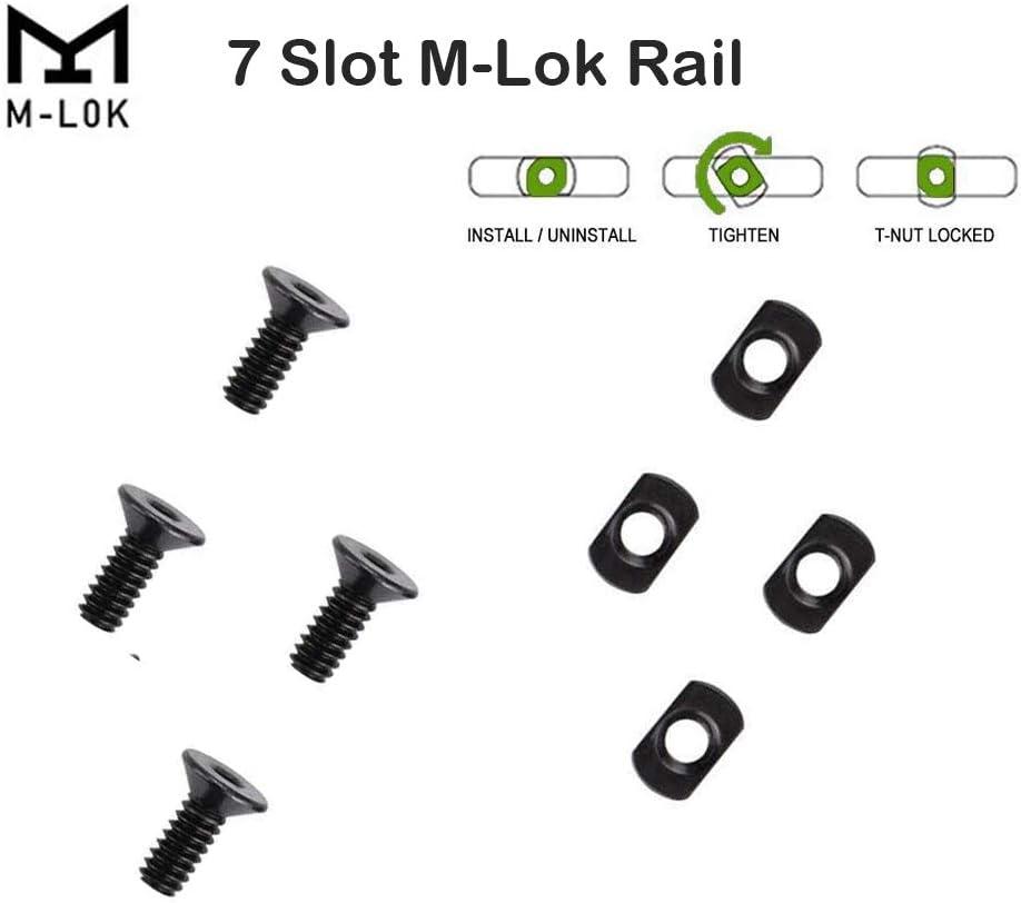 360 Tactical 7 Slots M-LOK Rail Section for M Lok Handguard Seven Slots ...