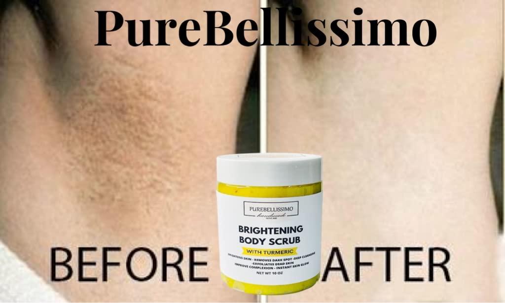 Turmeric Body Scrub for Brightening and Exfoliating Ideal for