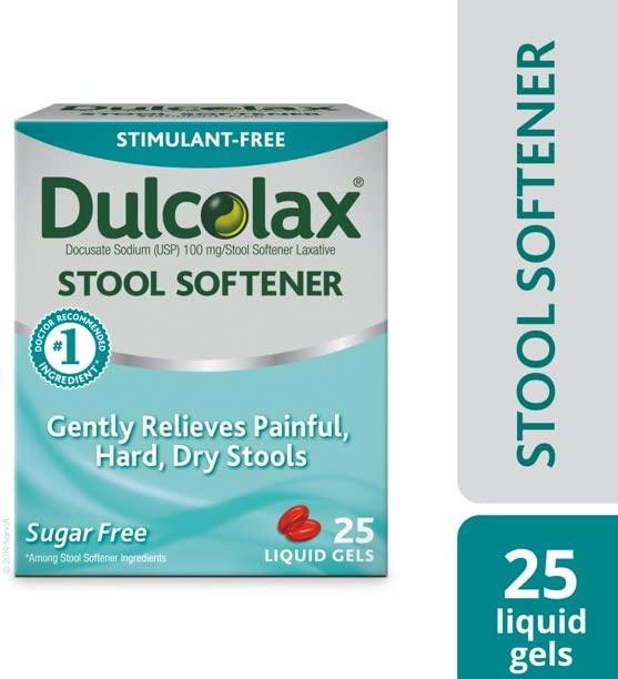 Dulcolax Stool Softener 25 Liquid Gels