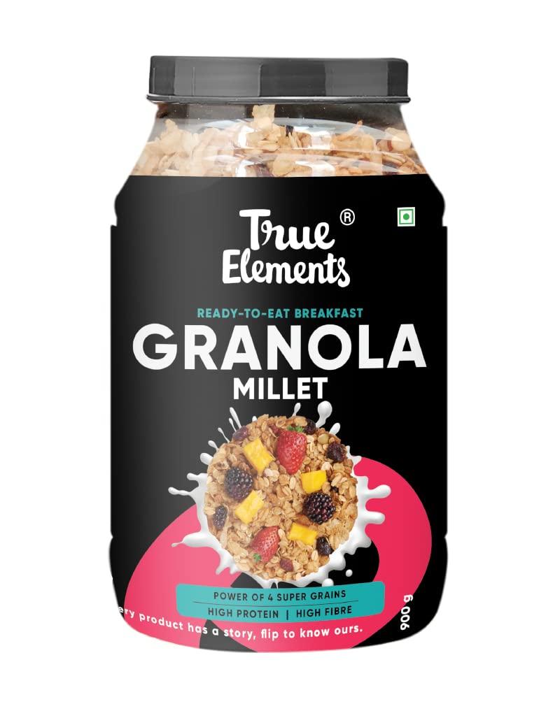 True Elements Millet Granola 31.74 Oz with 21 Millets like Jowar