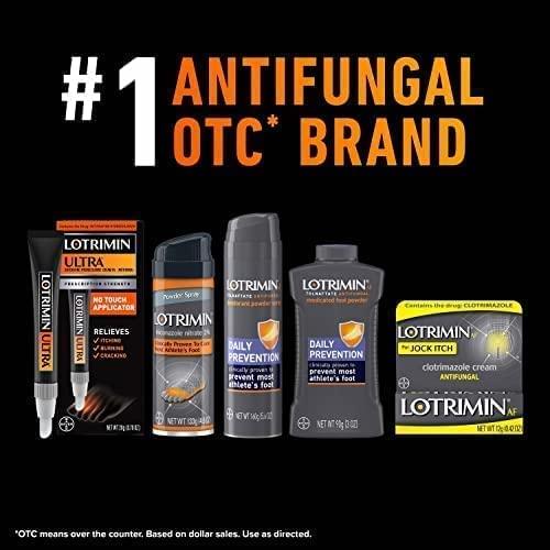 Lotrimin Ultra with No Touch Applicator, 1 Week Athlete's Foot Treatment Cream. Prescription