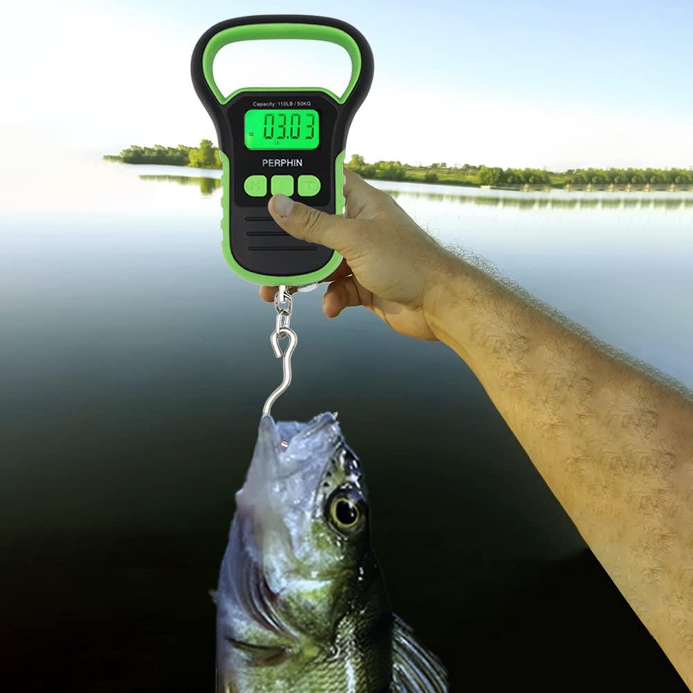LATEST VERSION)Fishing Scale, Rubberized Fish Scale, 110pounds