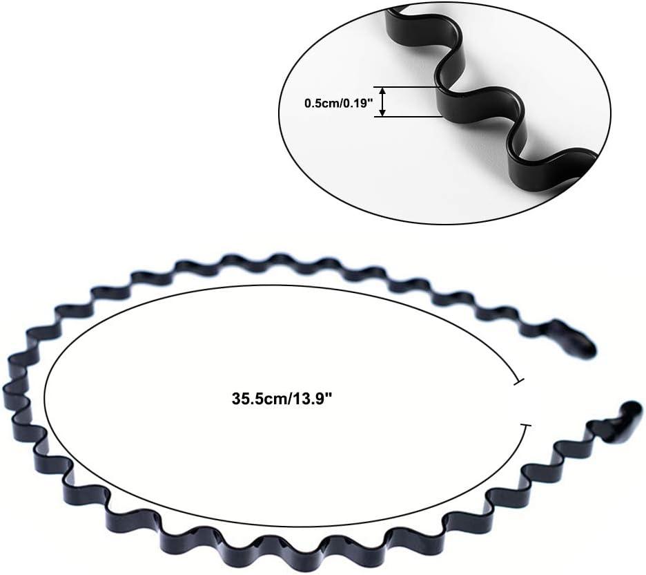 Fascia Per Capelli Uomo Con Clip In Metallo - Slicked Back, Elastica Per Capelli Lunghi, Sport E Moda, Antirughe - 5