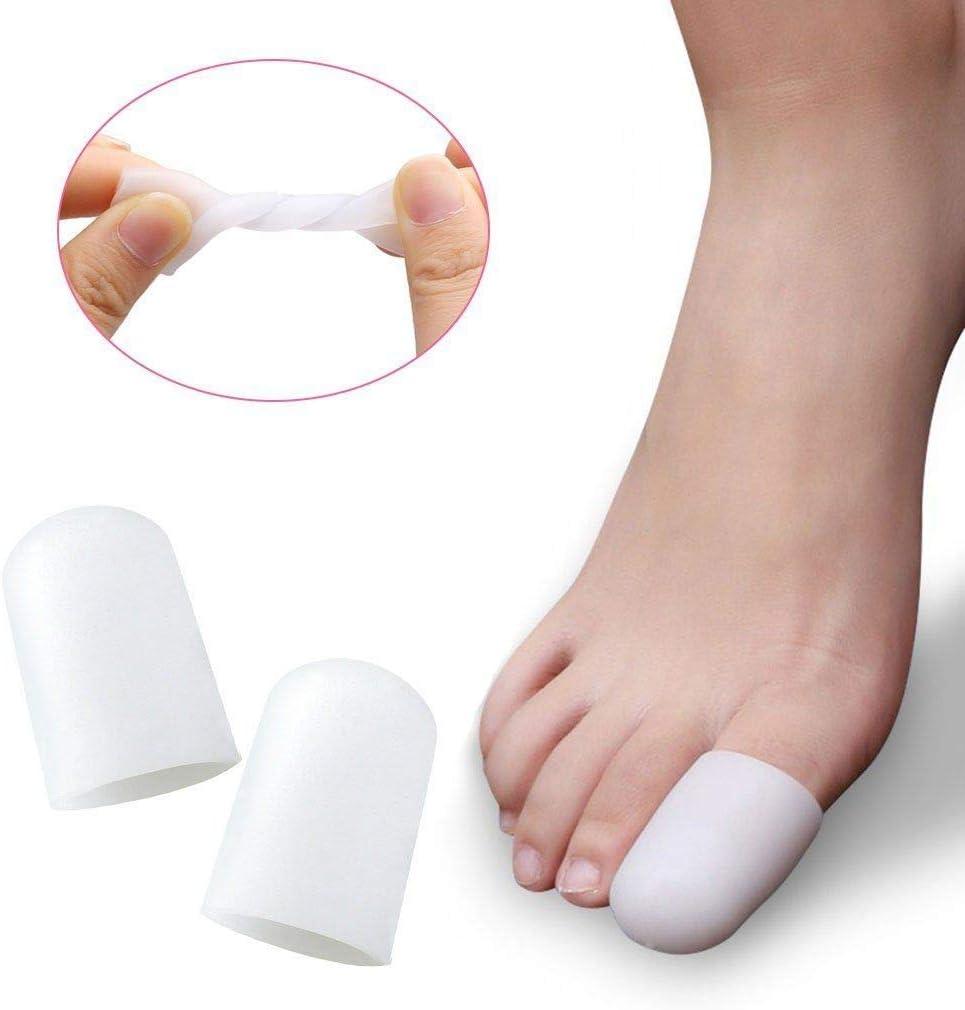 QUIQSHIPP Silicone Gel Half Toe Sleeve | Anti-Skid Forefoot Soft Pads for  Pain Relief |
