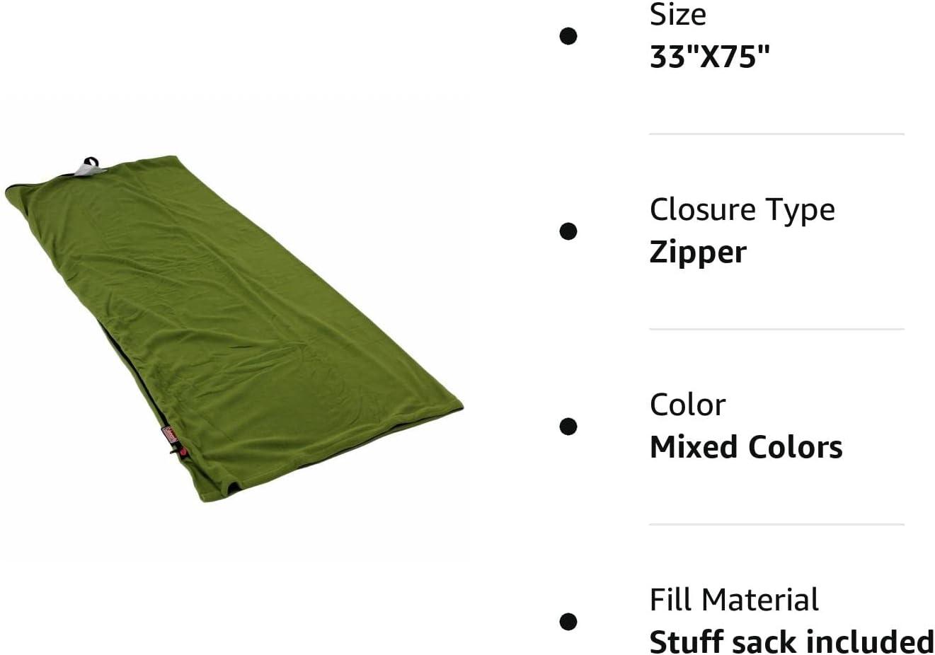 Coleman stratus fleece sleeping new arrivals bag