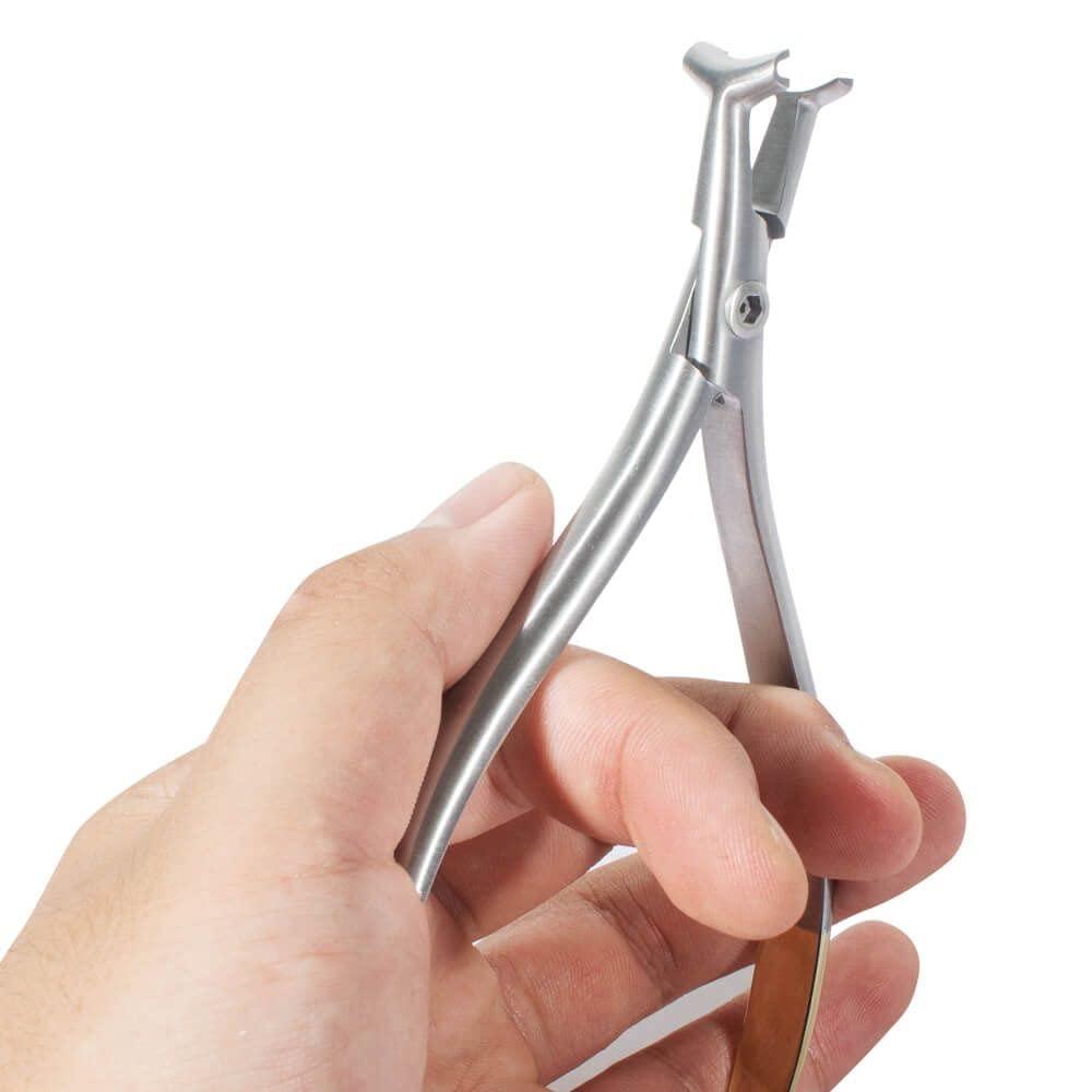 MuskalMed Orthodontic NiTi Distal End Bending Plier with Serrated