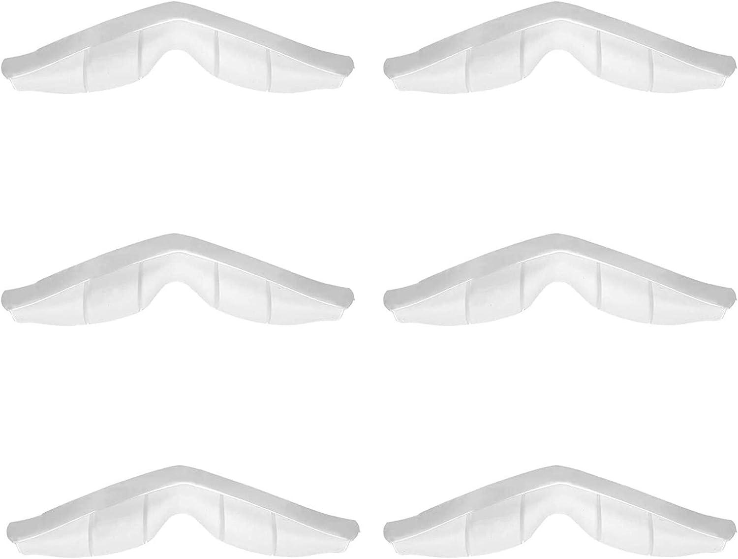 10Pcs Silicone Anti-Fog Nose Bridge Pads Strip Self-Adhesive Face Inner