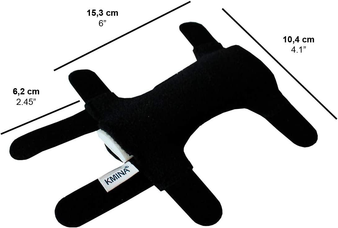 KMINA Forearm Crutch Pads with Velcro Straps (x2 Units), Crutch