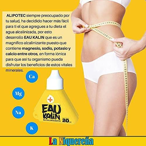 Eau Kalin Alkaline Water Drops Natural Alkaline Trace Minerals helps boost pH neutralize