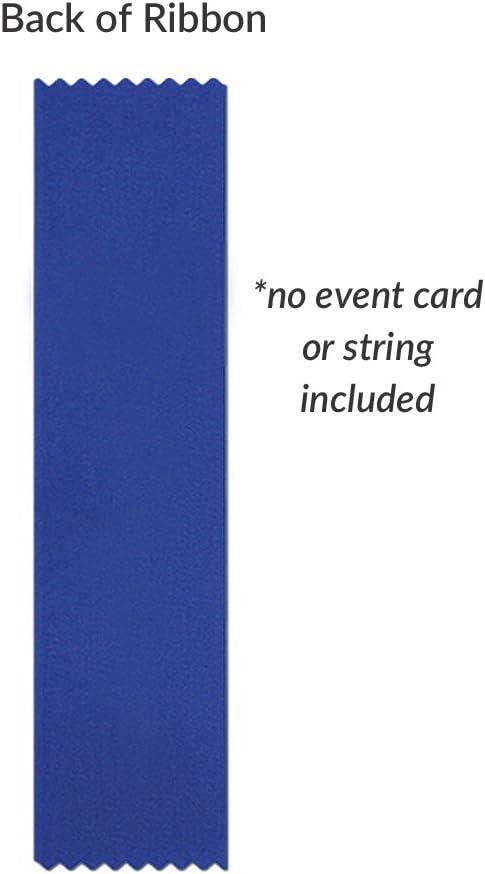 RibbonsNow 1st Place Award Ribbons - 25 Blue Ribbons with Card & String