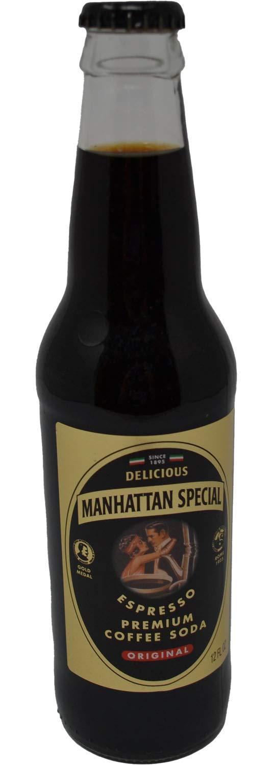 Manhattan Special Original Espresso Premium Coffee Soda 12 oz x 24