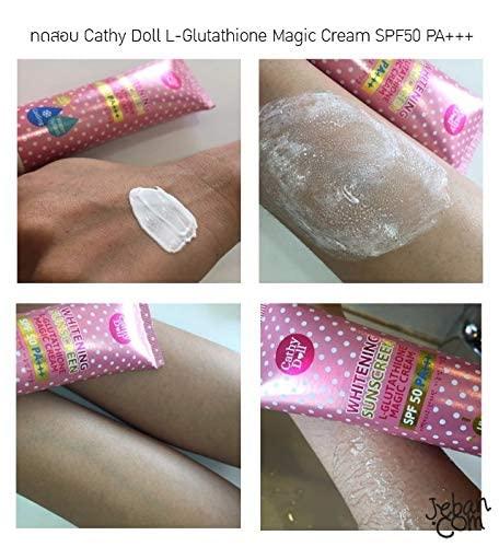 Cathy Doll L-Glutathione Magic Cream SPF 50 Whitening Sunscreen 138ml | Buy Now with Express International Delivery | GoSupps.com Cathy Doll L-Glutathione Magic Cream SPF 50 Whitening Sunscreen 138ml | Buy Now with Express International Delivery | GoSupps.com