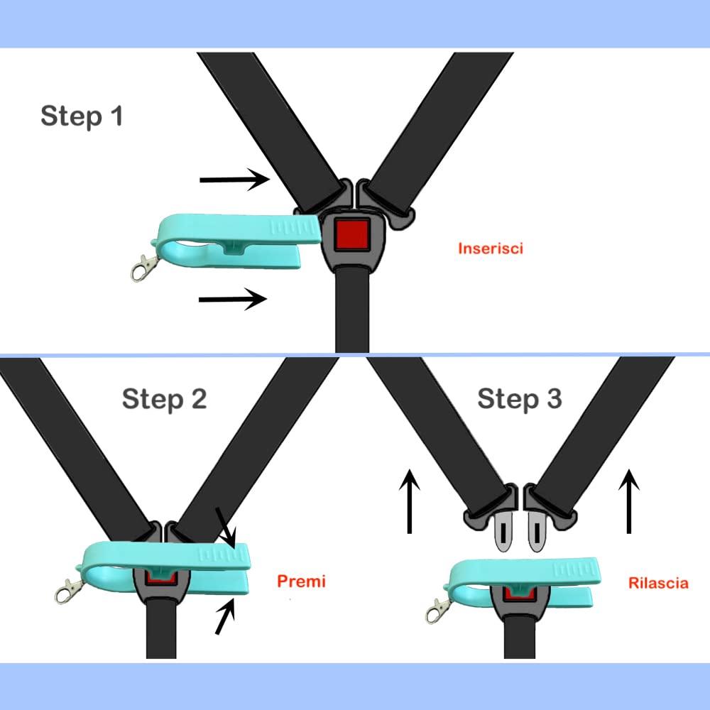 Buckle Release Tool Easy Unbuckle Car Seat Opener