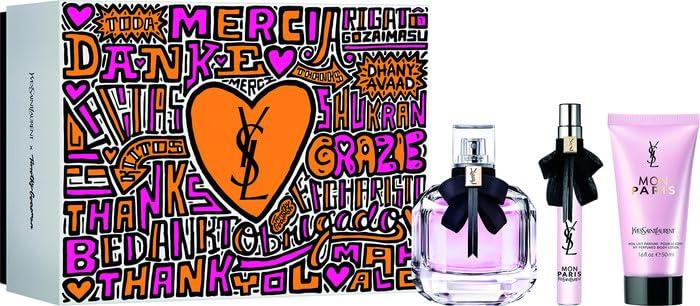 YVES SAINT LAURENT Mon Paris 3 Pcs Gift Set For Women: 3 Oz Eau De