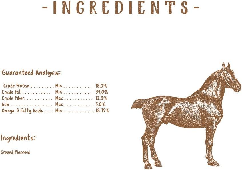 Manna Pro Simply Flax for Horses Omega3 Fatty Acids from Flaxseed 8 Pounds