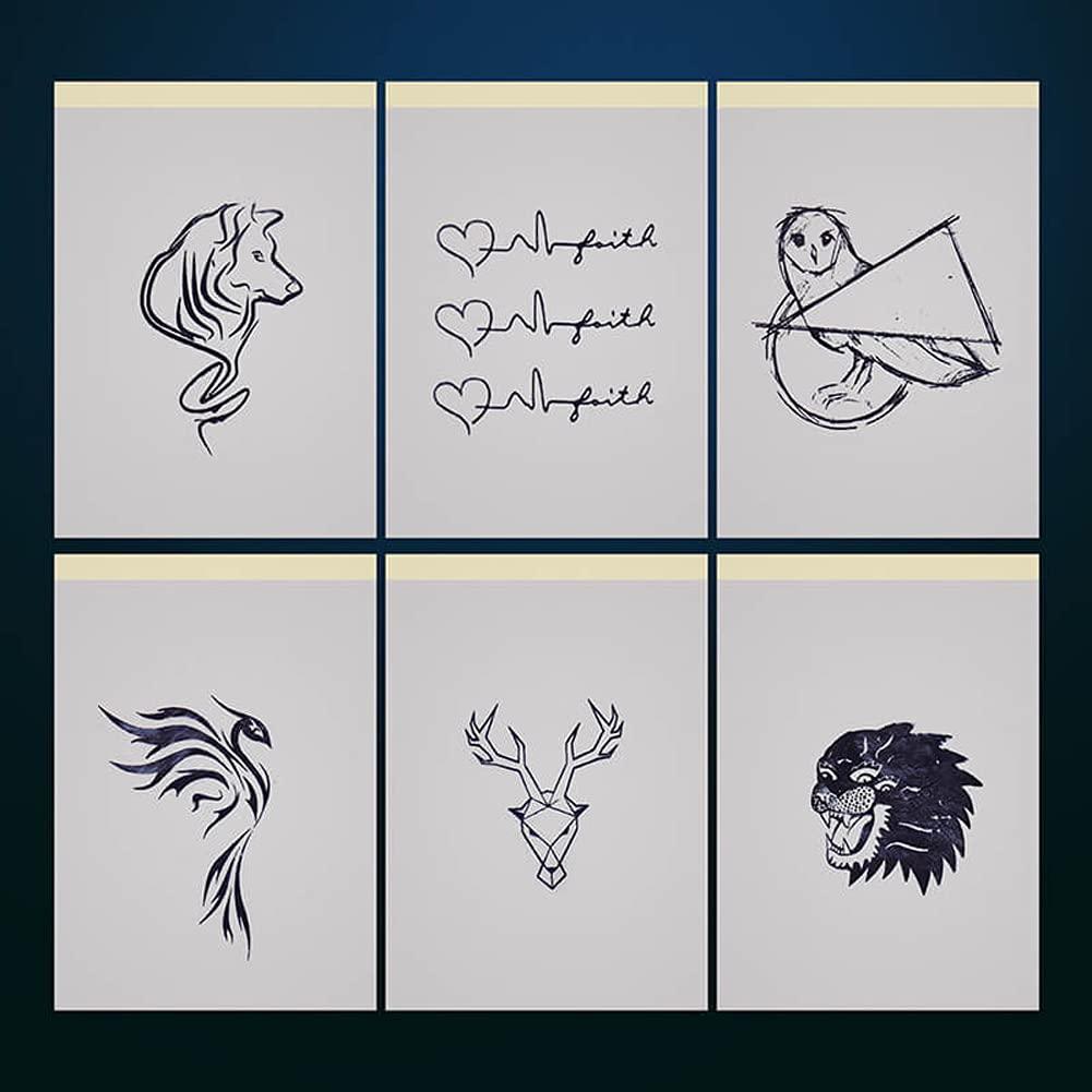 12 Sheets Carbon Tattoo Transfer Paper Graphite Paper Tattoo Tracing