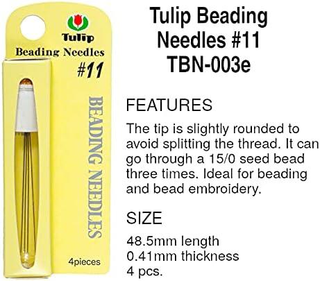 Impress Trade Tulip Beading Needles Bundle of 3 Packs: Size 10, Size 11 & Size 12-1 Pack of Each - TBN-001e, TBN-003e, TBN-004e, Japanese Needles