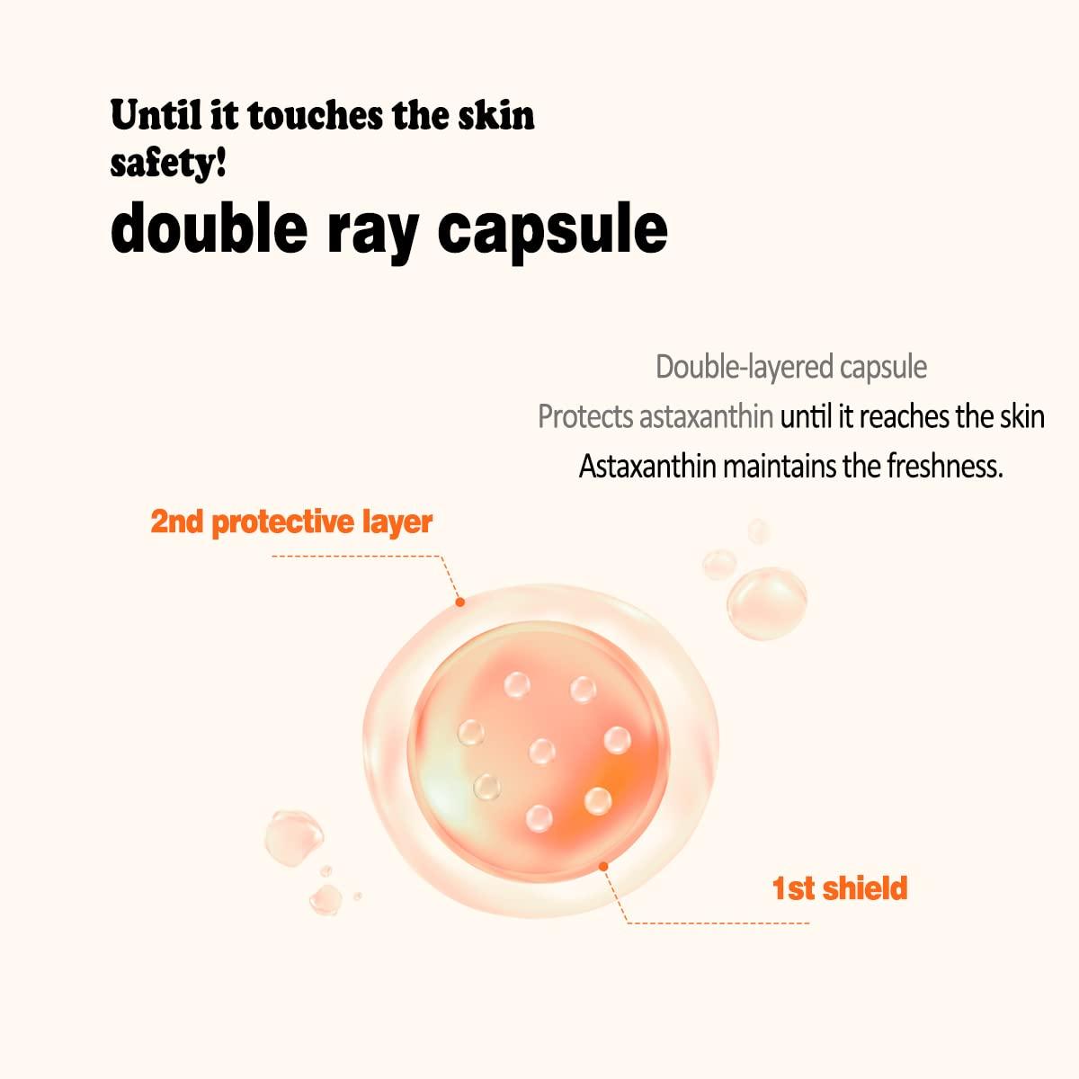 Active Marine Astaxanthin Capsule Serum Melasma Care Bright Skin Vitamin Skin Care Natural