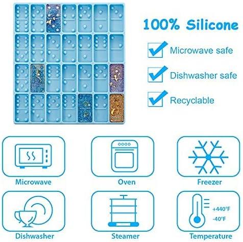 Domino Mold Silicone Resin Mold For DIY Epoxy Resin Dominoes
