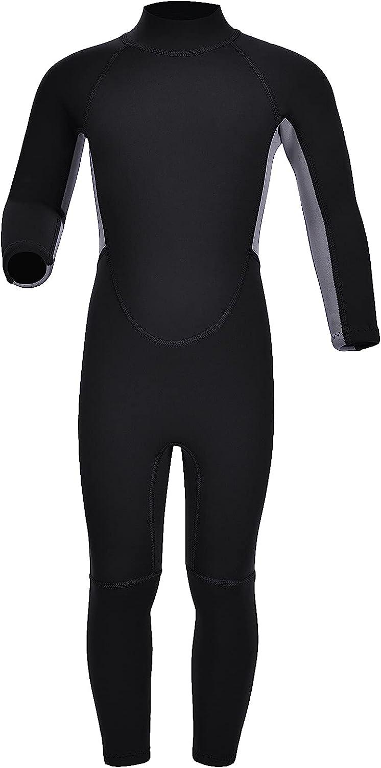 Kid's Natural Rubber Wetsuit in Long Sleeve Winter Fullsuit No