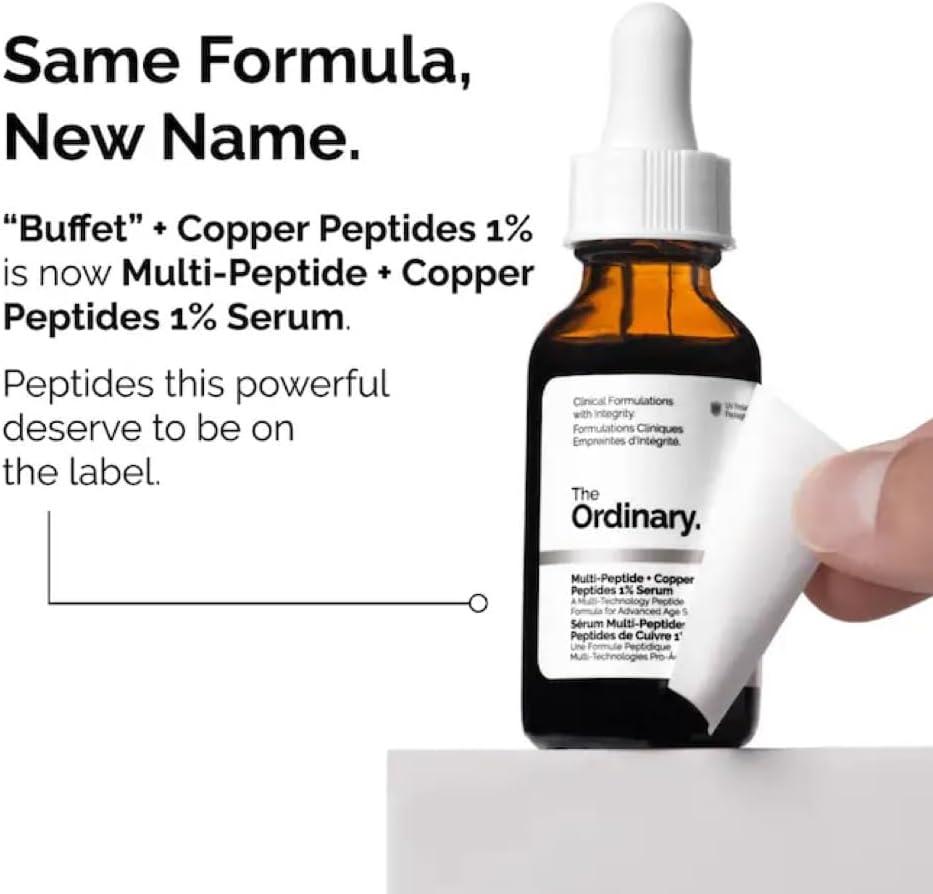 The Ordinary Multi-Peptide + Copper Peptides 1% Serum (30ml/1oz) | Buy Now  with Express International Delivery | GoSupps.com