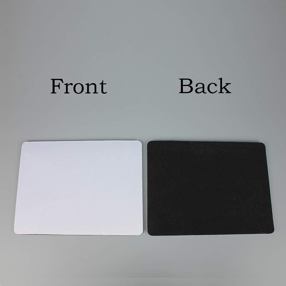Sublimation Blank Mouse Pads for Heat Press, 10pcs 9.4 x 7.9 x0.12 Blanks  Rectangular Mousepads, Sublimation Blank for Heat Press Printing White Blank  Mouse Pads
