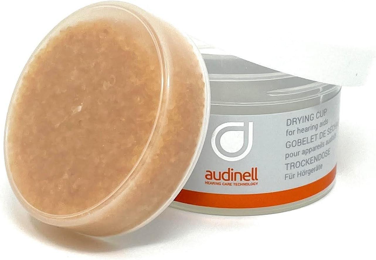 Audinell Hearing Aid Cleaning Kit Starter Set Incl. Wipes, Spray, Brush, Dry Cup, Desiccant