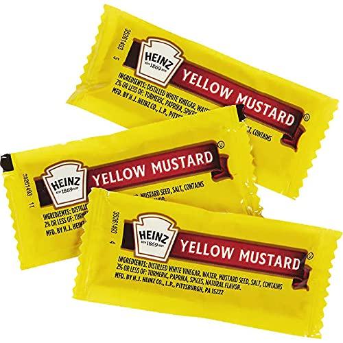 Concession Essentials Condiment Packets Ketchup and Mustard, 100 Total