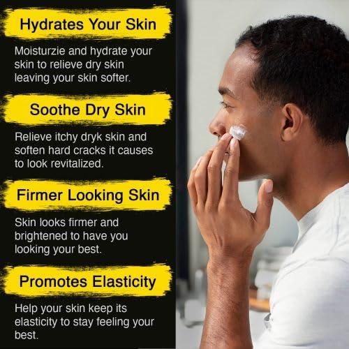 Lumin Men s Revitalizing Face Moisturizer Balm (2 oz.) Combat Dehydration Sun Damage and Post